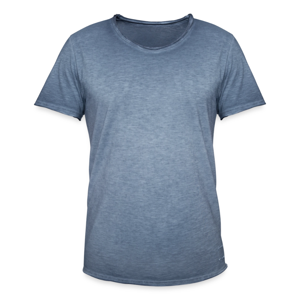 Pravilo-Klaus Männer Vintage T-Shirt - Vintage Denim