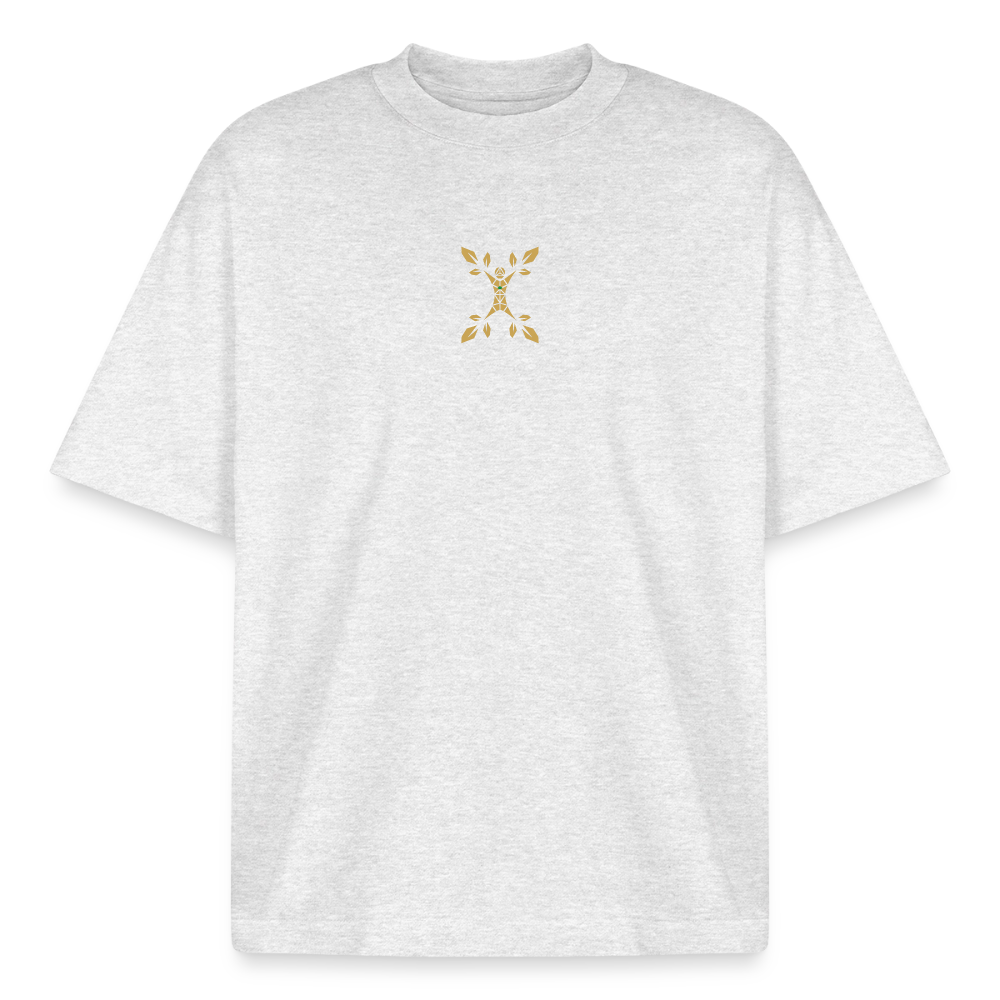 Pravilo-Klaus Boxy Heavyweight Unisex Organic T-Shirt 2.0 - Kühles Grau meliert