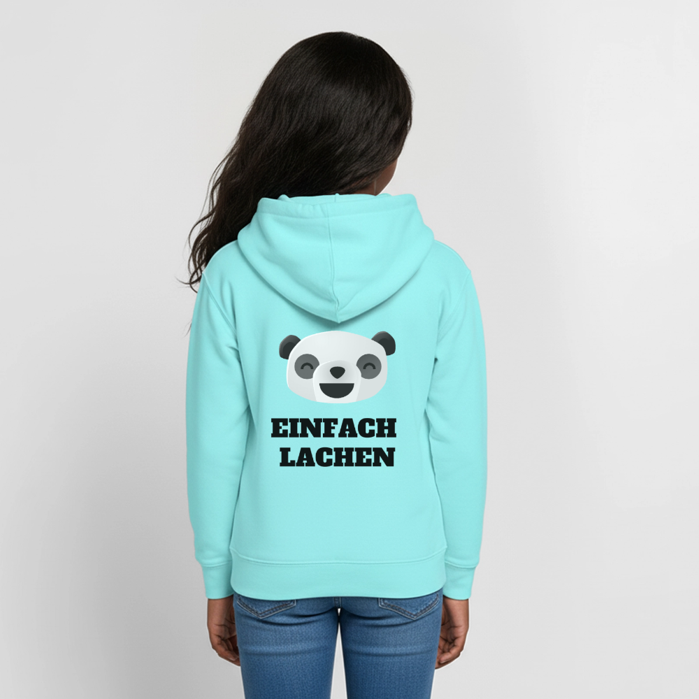 Teenager Hoodie Einfach Lachen - Pfefferminze