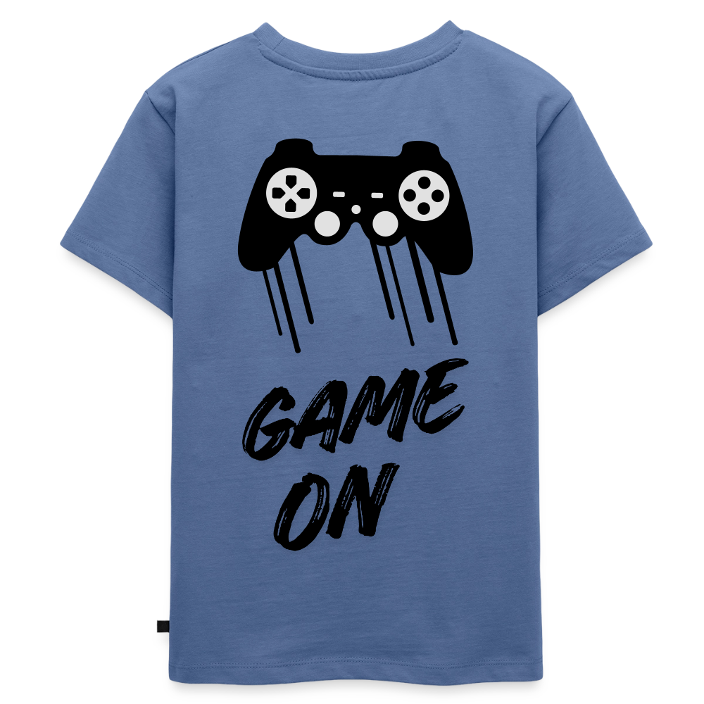 Kinder Premium T-Shirt Game On - Taubenblau