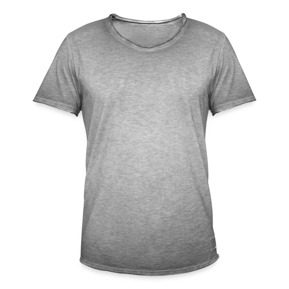 Pravilo-Klaus Männer Vintage T-Shirt - Vintage Grau