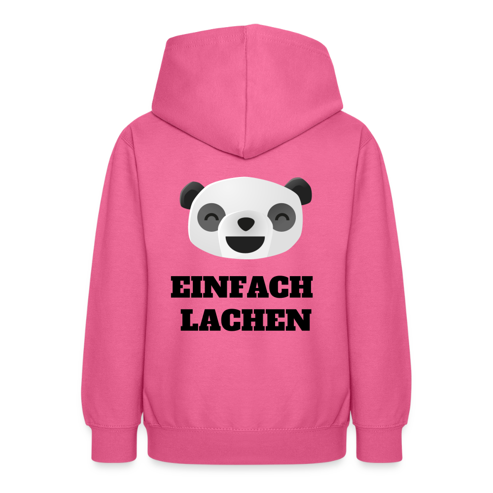 Teenager Hoodie Einfach Lachen - Pink