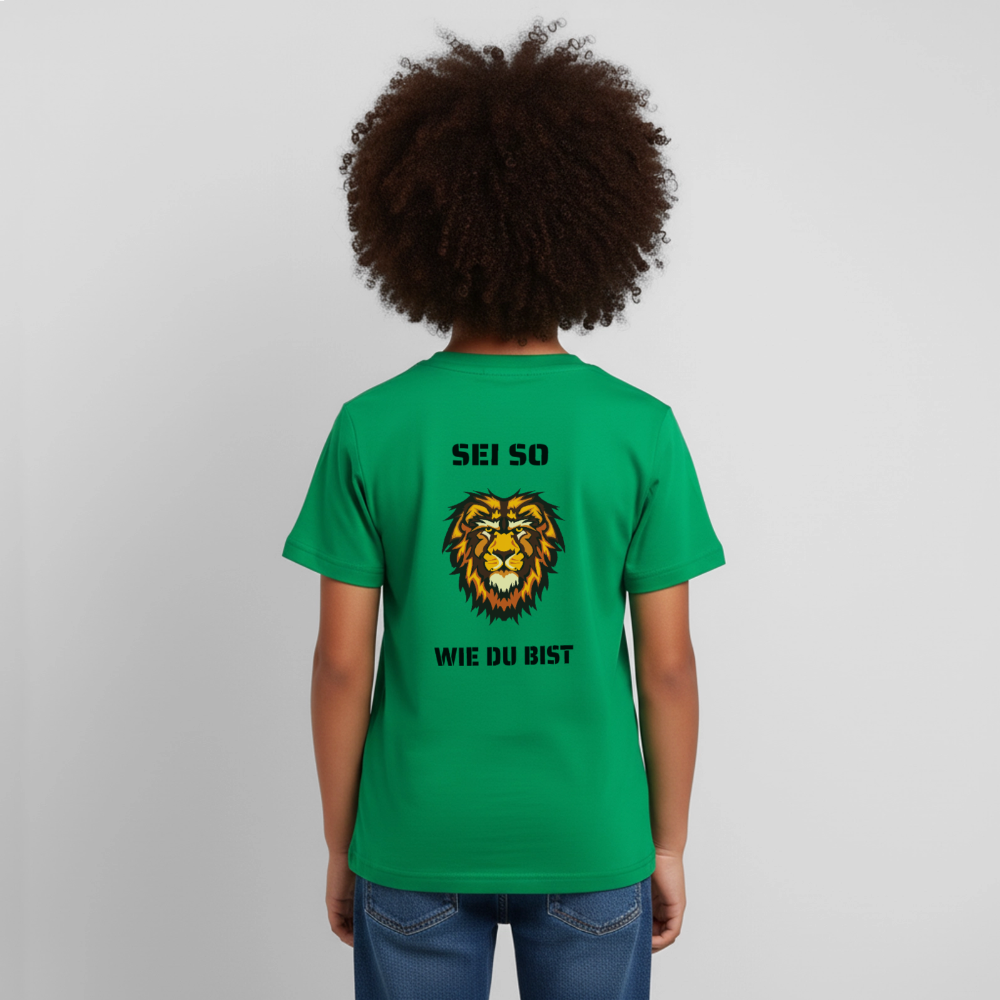 Kinder T-Shirt Sei so wie du bist - Kelly Green