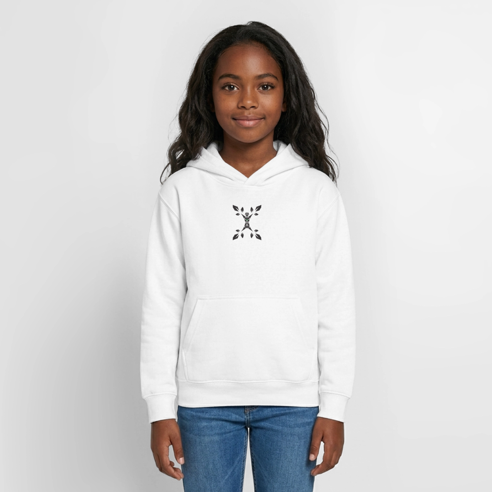 Teenager Hoodie Einfach Lachen - Weiß