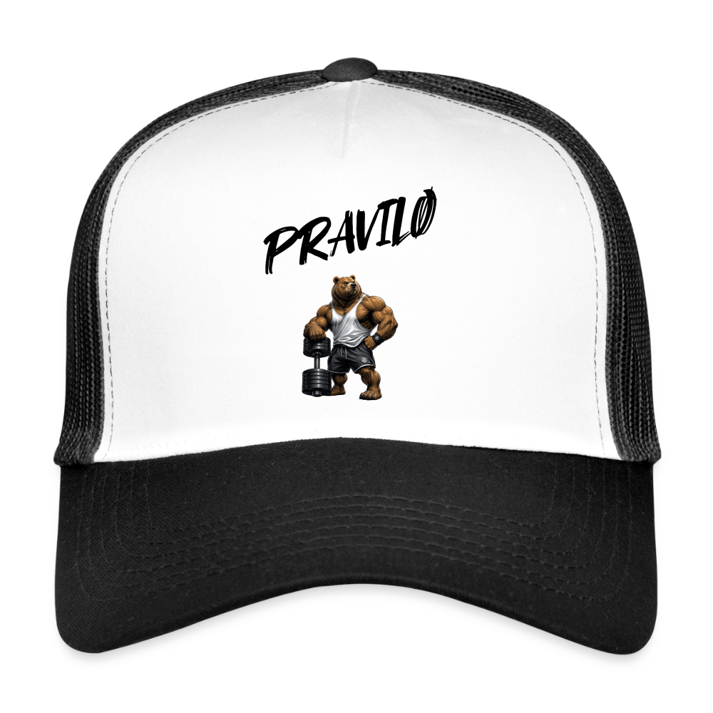 Pravilo-Klaus Trucker Cap 1.0 - Weiß/Schwarz