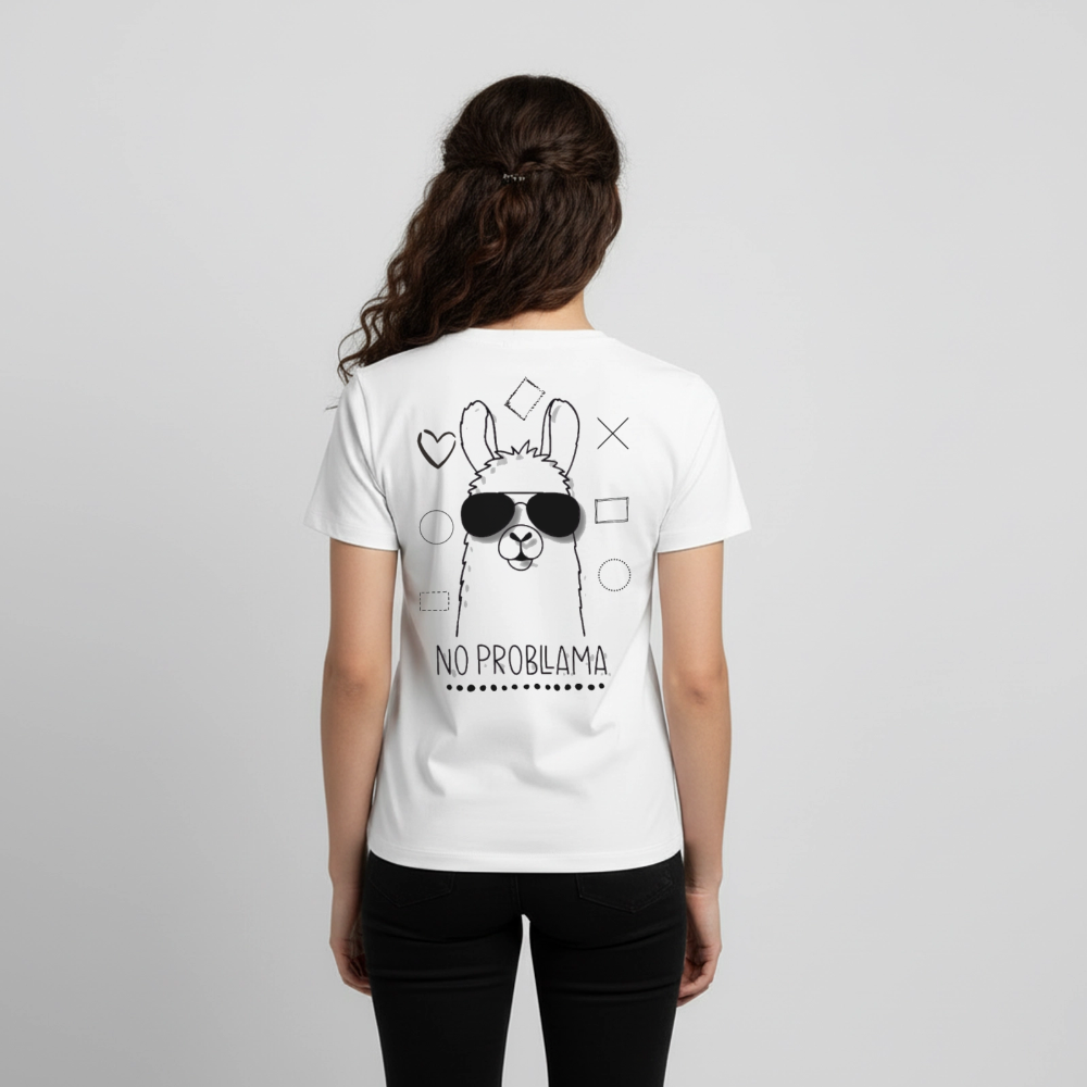 Teenager Premium T-Shirt No Prabllama - Weiß