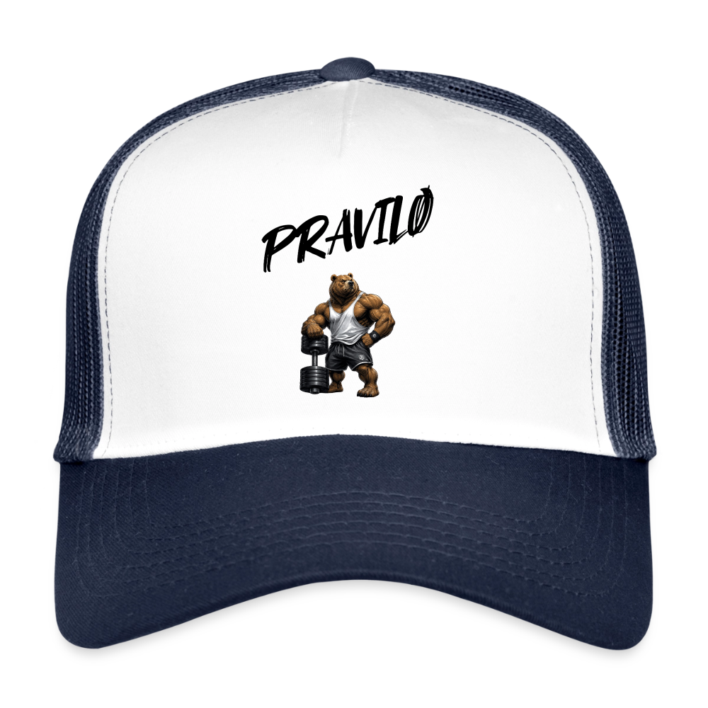 Pravilo-Klaus Trucker Cap 1.0 - Weiß/Navy