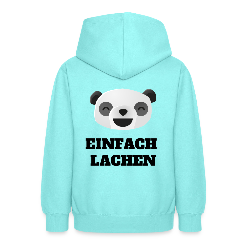 Teenager Hoodie Einfach Lachen - Pfefferminze