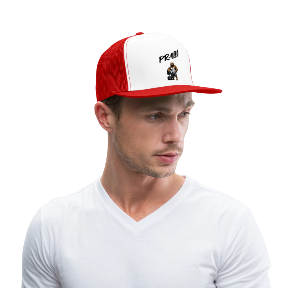 Pravilo-Klaus Trucker Cap 1.0 - Weiß/Rot