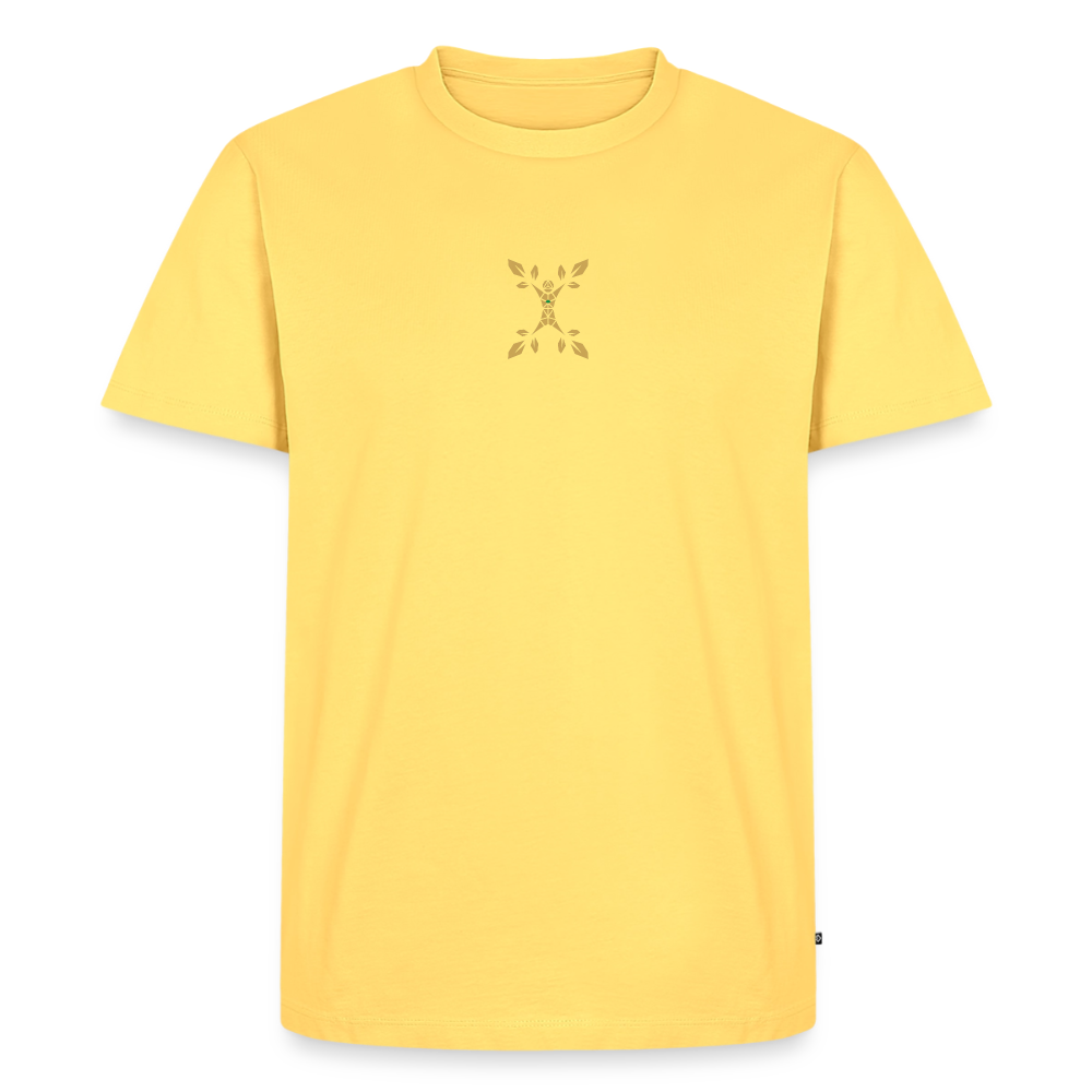 Pravilo-Klaus Männer Premium T-Shirt 2.0 - Pastellgelb