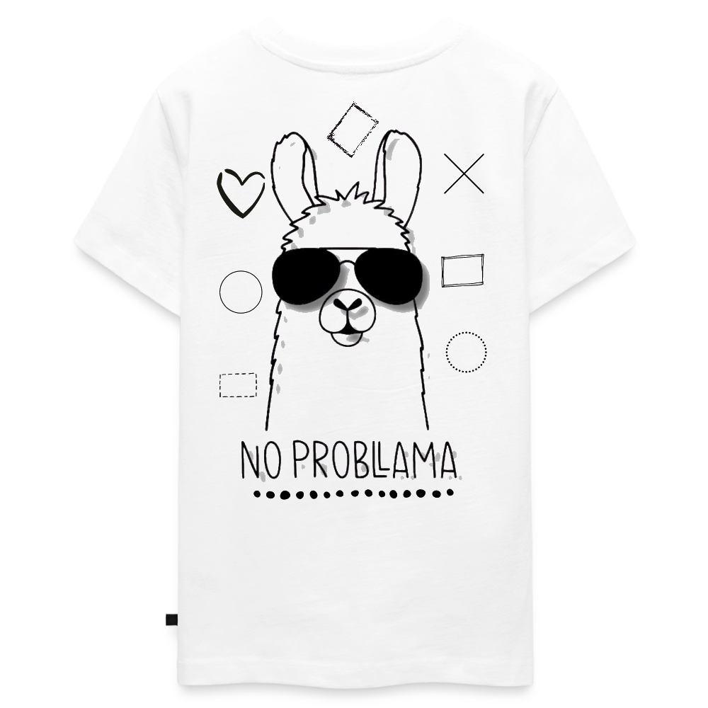 Teenager Premium T-Shirt No Prabllama - Weiß