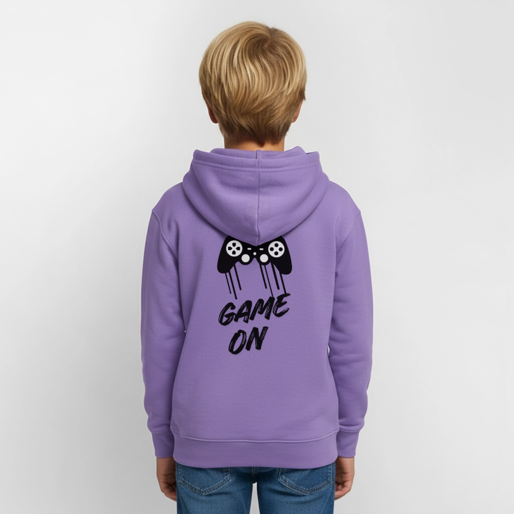 Teenager Hoodie Game On - Lavendel
