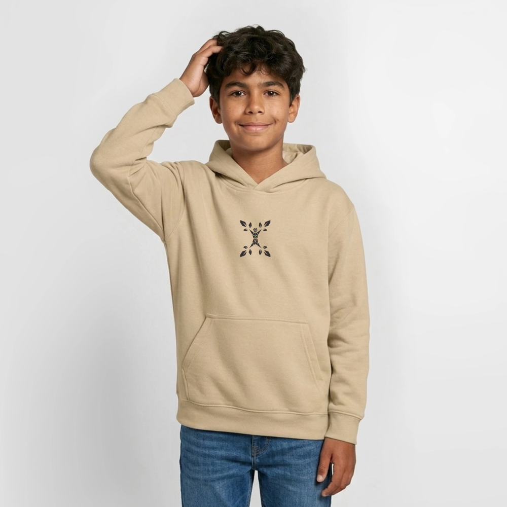 Teenager Hoodie Einfach Lachen - Sand