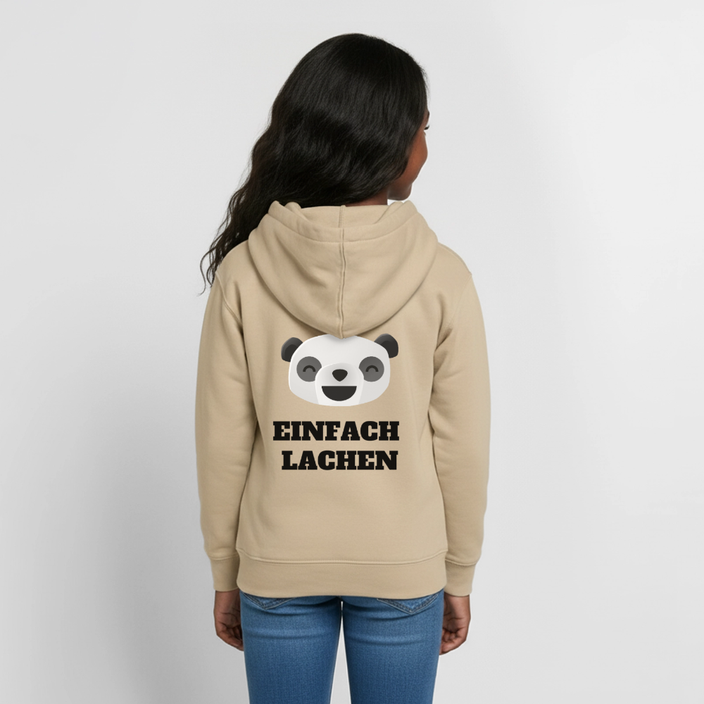 Teenager Hoodie Einfach Lachen - Sand