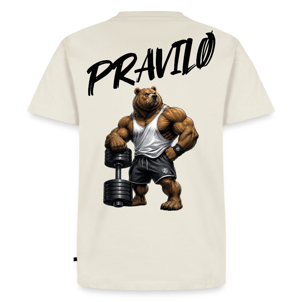 Pravilo-Klaus Männer Premium T-Shirt 2.0 - Naturweiß