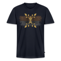 Pravilo-Klaus Männer Bio-T-Shirt mit V-Ausschnitt von Stanley & Stella - Navy