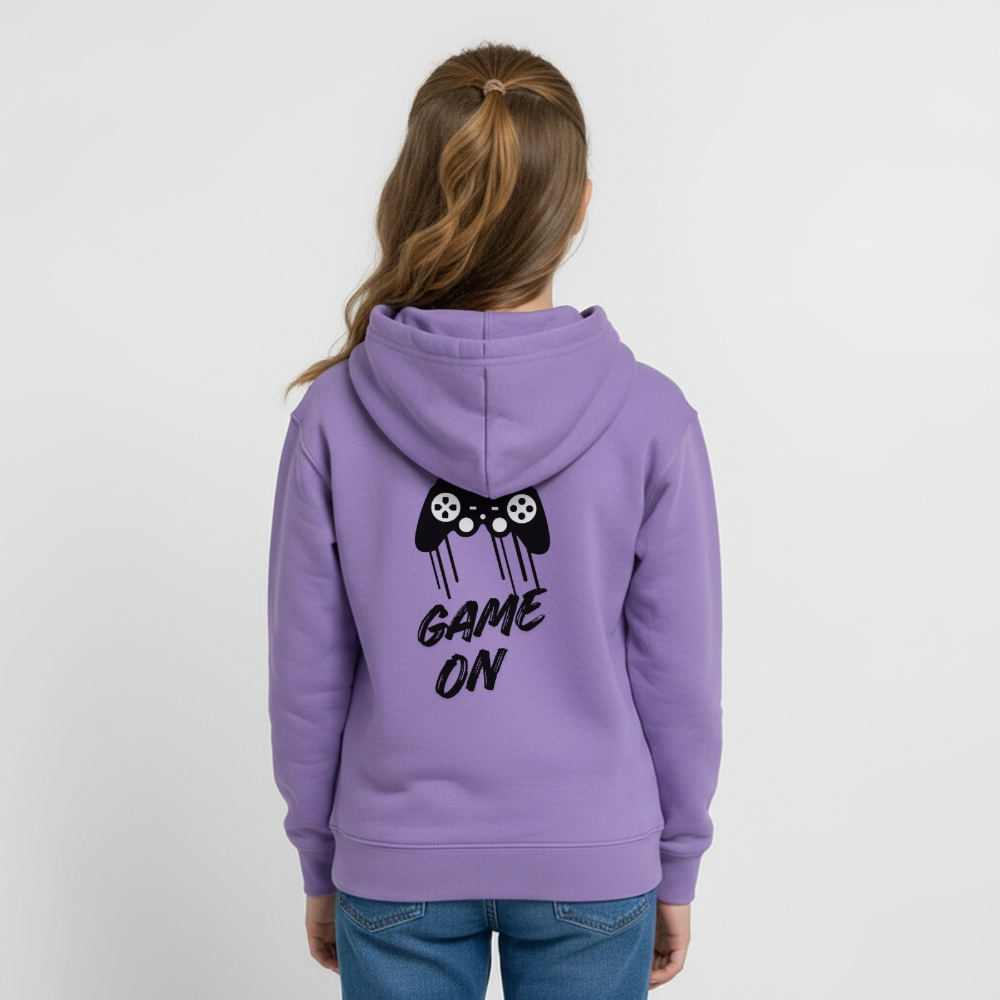 Teenager Hoodie Game On - Lavendel