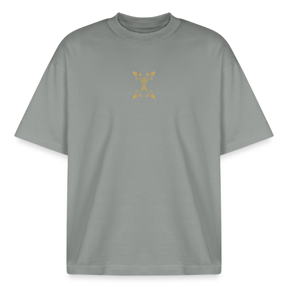 Pravilo-Klaus Boxy Heavyweight Unisex Organic T-Shirt 2.0 - Nebelgrau