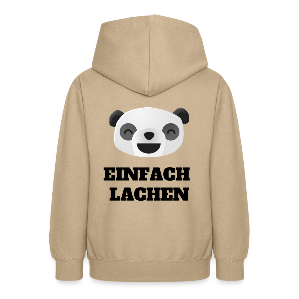 Teenager Hoodie Einfach Lachen - Sand