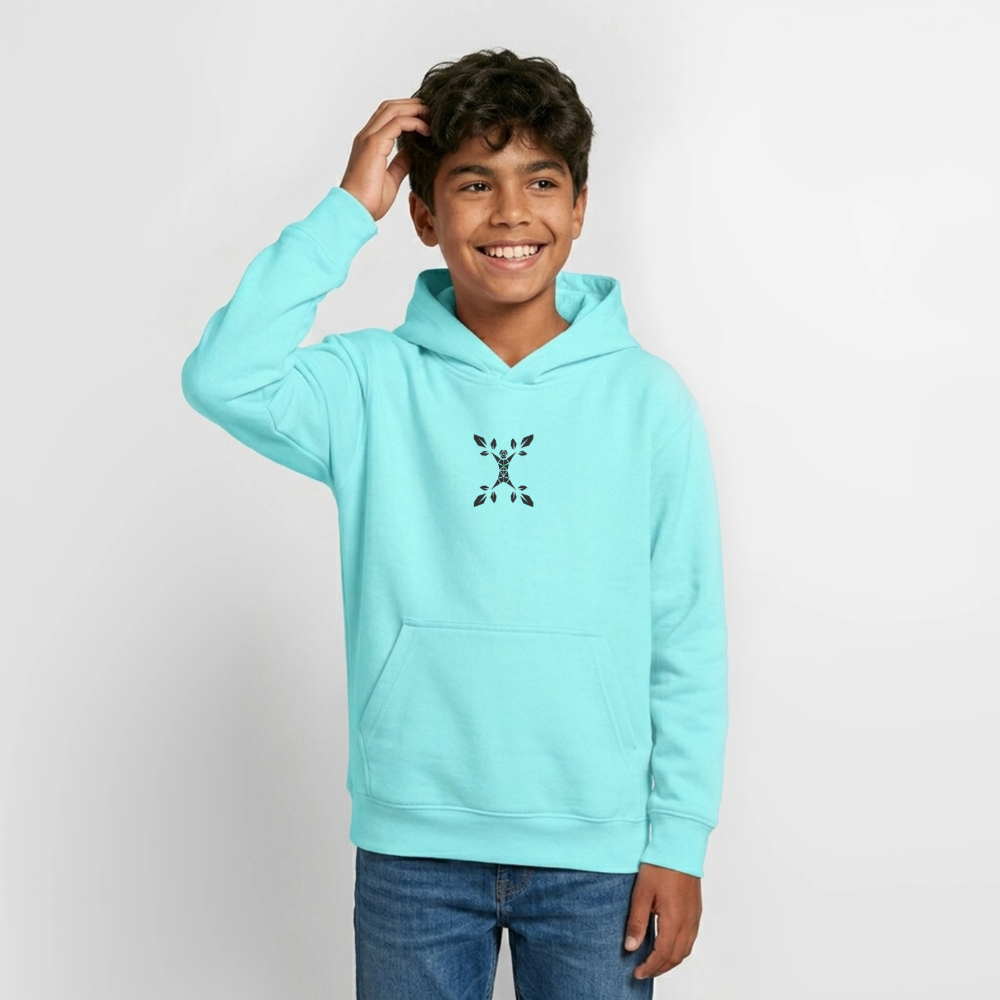 Teenager Hoodie Einfach Lachen - Pfefferminze