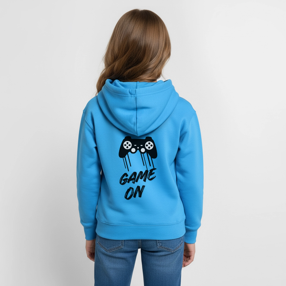 Teenager Hoodie Game On - Meeresblau