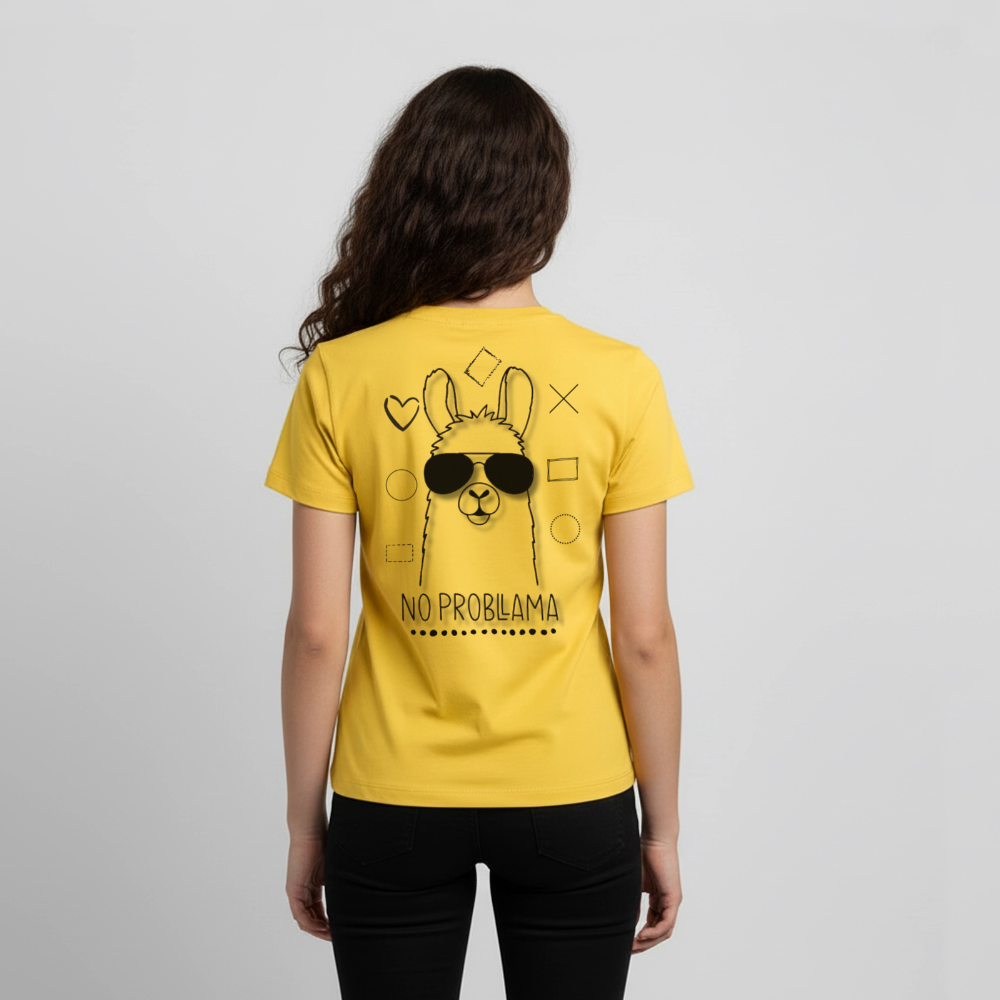 Teenager Premium T-Shirt No Prabllama - Sonnengelb