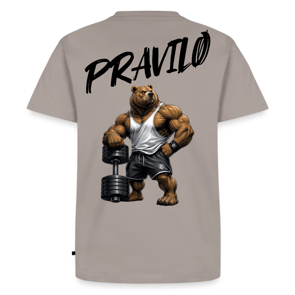 Pravilo-Klaus Männer Premium T-Shirt 2.0 - Taupe