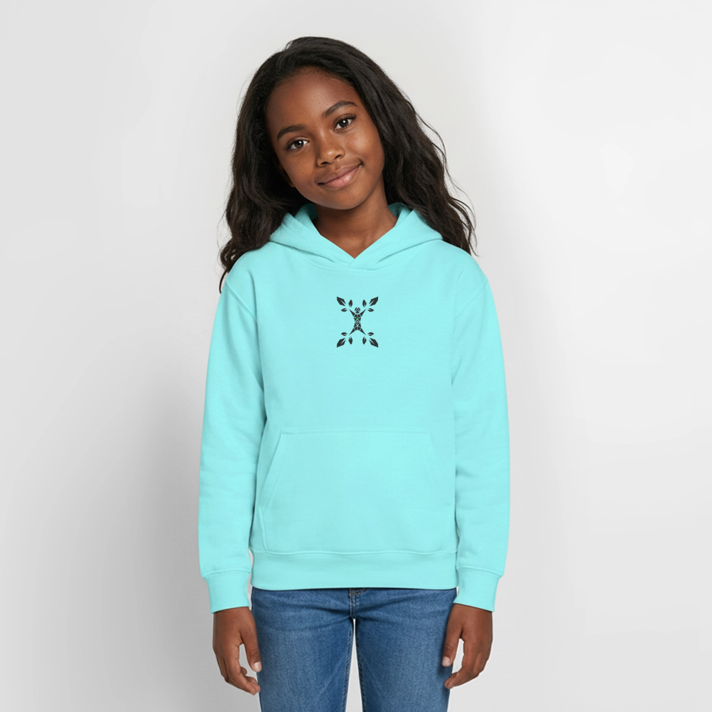 Teenager Hoodie Einfach Lachen - Pfefferminze