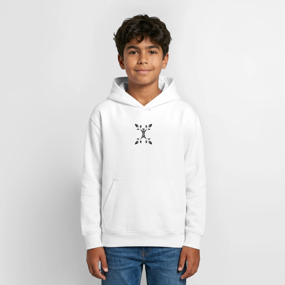 Teenager Hoodie Einfach Lachen - Weiß