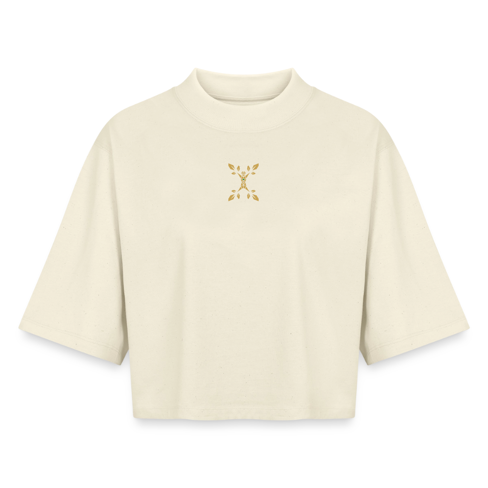 Pravilo-Klaus Boxy Frauen Recyceltes T-Shirt - Natur
