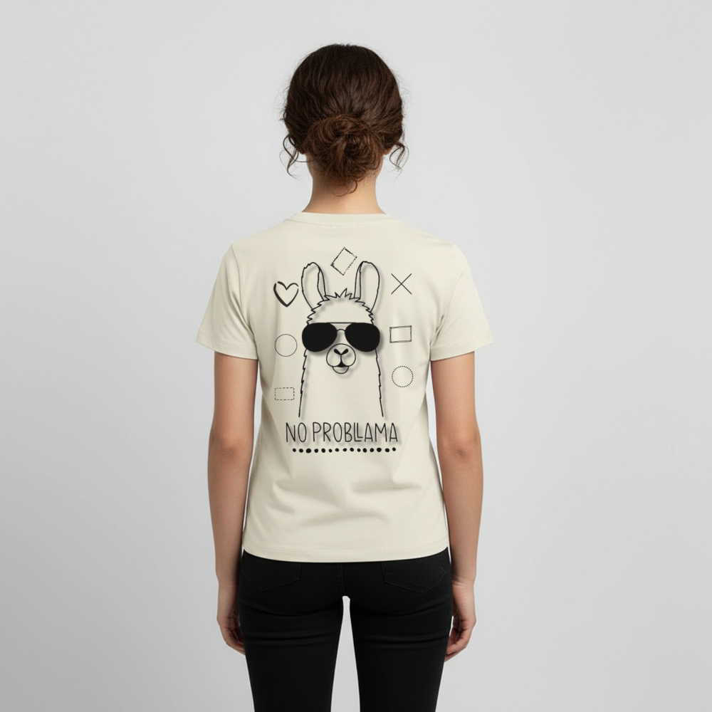 Teenager Premium T-Shirt No Prabllama - Naturweiß