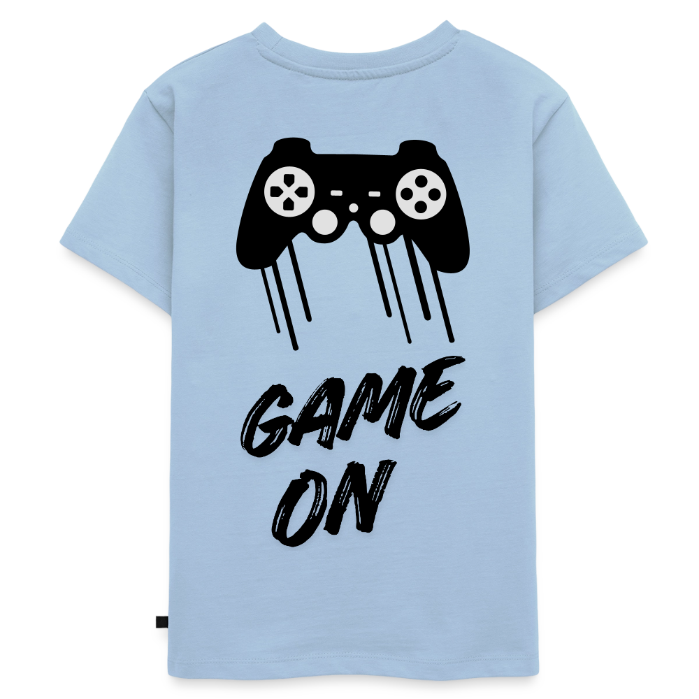 Kinder Premium T-Shirt Game On - Hellblau