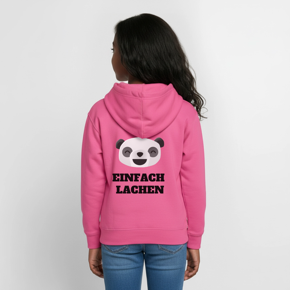 Teenager Hoodie Einfach Lachen - Pink