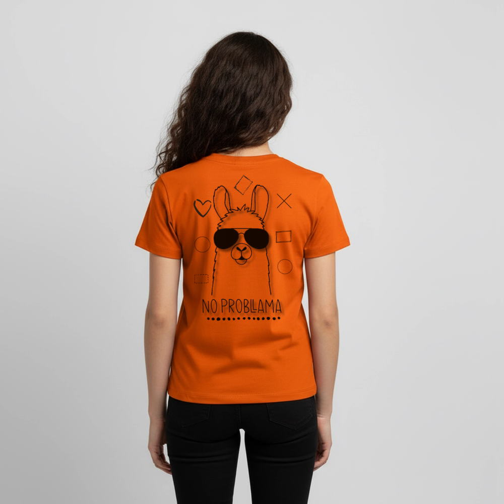 Teenager Premium T-Shirt No Prabllama - Orange 