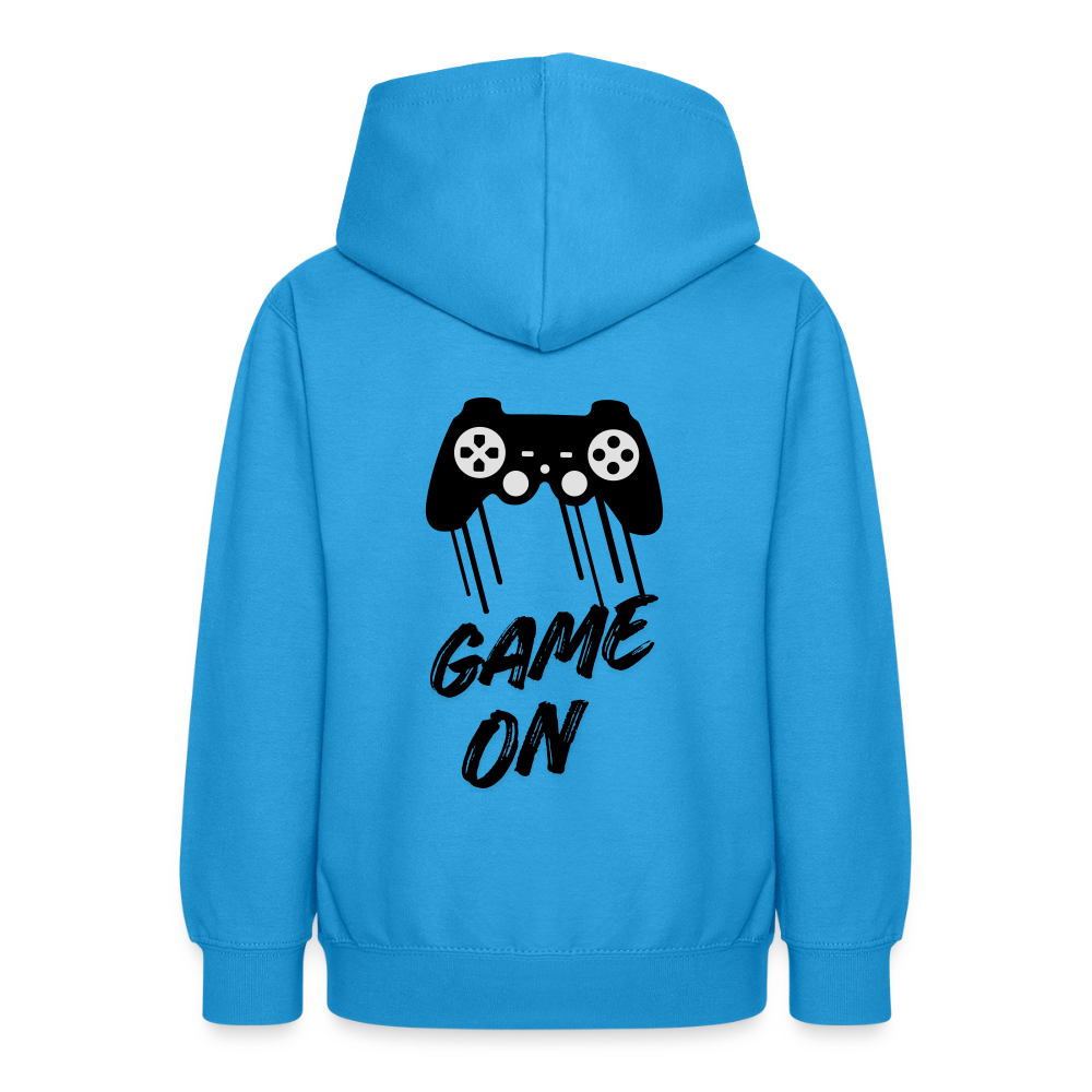 Teenager Hoodie Game On - Meeresblau